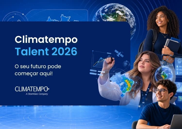 Imagem da notícia Climatempo Talent 2026 aproxima estudantes de Meteorologia dos desafios reais da profissão